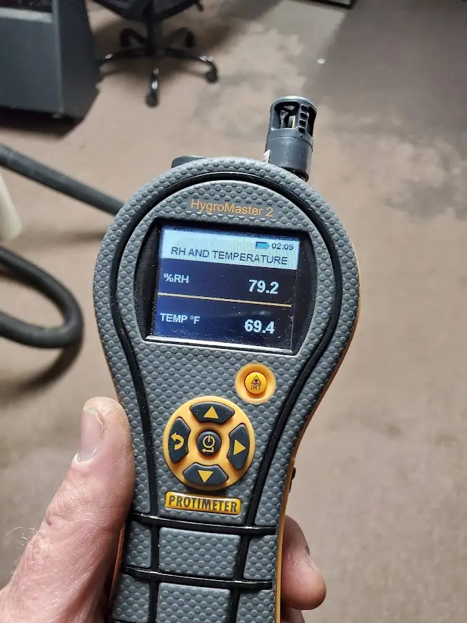 Moisture meter humidity assessment for Fire & Smoke Damage Restoration in Franklin Town
